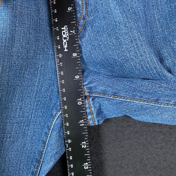 John B Stetson Co Womens Jeans Blue Denim Classic Bootcut 100% Cotton Stretch 2 - Picture 8 of 14